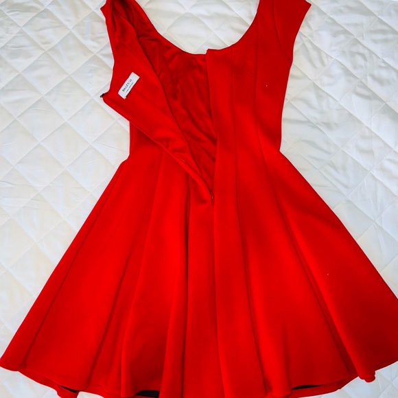 Red Mini Dress - Picture 4 of 4